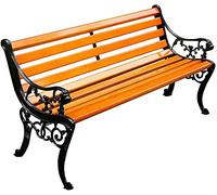 Panchine da giardino, panchine da giardino, panchine da parco, divani per conversazioni all'aperto, panchine da giardino, panchine da esterno con braccioli e schienale, panca (larghezza 150 cm)