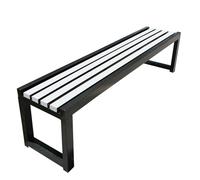 Panchine da giardino senza schienale, per tutte le stagioni, per balconi, scuole e altri mobili da giardino leggeri ed eleganti