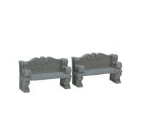 PANCHINE DI PIETRA - STONE BENCH SET DA 2