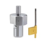 Panchine Fori per cani Strumento di smusso Alesatore per la lavorazione del legno Strumento per smussare svasatura Strumento per fori per cani Alesatore per fori per cani in acciaio inossidabile