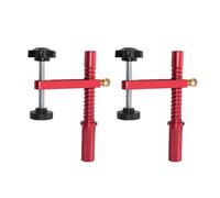 Panchine MFT regolabili Morsetto per cani 19/20mm Alluminio Tenere premuto Morsetti da tavolo Panche in metallo Morsetto per foro per cani per banco da lavoro per la lavorazione del legno Accessori