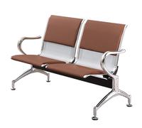 Panchine resistenti per sala d'attesa con braccioli e schienale, comoda soluzione per sedute per lobby, sale conferenze e spazi pubblici