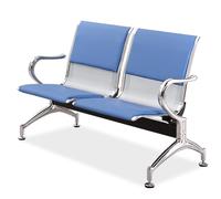 Panchine resistenti per sala d'attesa con braccioli e schienale, comoda soluzione per sedute per lobby, sale conferenze e spazi pubblici