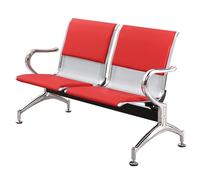 Panchine resistenti per sala d'attesa con braccioli e schienale, comoda soluzione per sedute per lobby, sale conferenze e spazi pubblici