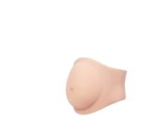 Pancia finta in silicone realistica per gravidanza - Pancia finta regolabile per costumi, teatro e fotografia di maternità | Pancia protesica di grado medico, delicata sulla pelle, 4-6 mesi