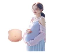 Pancia Gravidanza Finta in Silicone Realistica | Regolabile 3-10 Mesi per Costumi, Halloween, Identità di Genere | Confortevole e Invisibile Sotto i Vestiti