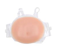 Pancia gravidanza in silicone con cintura regolabile, protesi artificiale per fotografie e spettacoli, pancia in silicone realistica per feste in costume e giochi di ruolo (S)