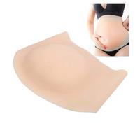 Pancia Gravidanza Realistica in Silicone - Simulatore Maternità Regolabile per Teatro, Cosplay & Fotografia, Finto Ventre Color Carne (2-10 Mesi)