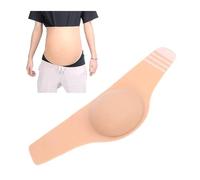 Pancione Finto in Silicone - Addome Gravidico Realistico per Abiti Maternità, Teatro & Cinema - Traspirante, Regolabile (Velcro) - Taglie 3 a 10 Mesi & Gemelli