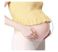 Pancione Gravidanza in Silicone Realistico - Adesivo Maternità Regolabile per Fotografia, Costume & Abbigliamento Incinta