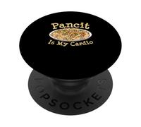 Pancit è il mio cardio divertente amante del pancit filippino cultura alimentare PopSockets PopGrip Adesivo