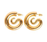 Panconesi - Orecchini a Cerchio in Oro con Design Divertente - - Accessories - Donna - Giallo - ONE SIZE