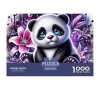 Panda 1000 Pezzi di alta qualità e design moderno Giochi Educativi ny And Artistic Ideale per il Rilassamento Bello Puzzle Decorazione per la Casa di Compleanno Regali 70x50cm/1000pc