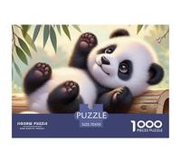 Panda 1000 Pezzi di alta qualità e design moderno Giochi Educativi ny And Artistic Ideale per il Rilassamento Bello Puzzle Decorazione per la Casa di Compleanno Regali 70x50cm/1000pc