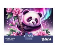 Panda 1000 Pezzi di alta qualità e design moderno Giochi Educativi ny And Artistic Ideale per il Rilassamento Bello Puzzle Decorazione per la Casa di Compleanno Regali 70x50cm/1000pc