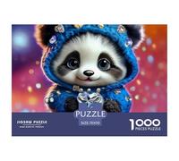 Panda 1000 Pezzi di alta qualità e design moderno Giochi Educativi ny And Artistic Ideale per il Rilassamento Bello Puzzle Decorazione per la Casa di Compleanno Regali 70x50cm/1000pc