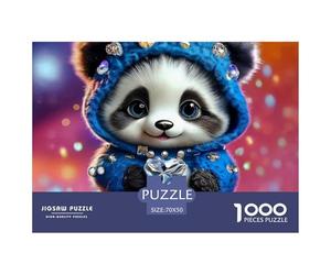 Panda 1000 Pezzi di alta qualità e design moderno Giochi Educativi ny And Artistic Ideale per il Rilassamento Bello Puzzle Decorazione per la Casa di Compleanno Regali 70x50cm/1000pc