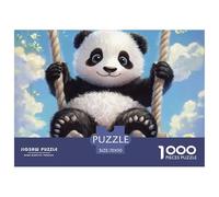 Panda 1000 Pezzi e qualità garantita Giochi Educativi Sfide Creatività & Regali per Offrire Puzzle per Adulti, Bambini e Famiglia Decorazione Regalo per Donne e Uomini 70x50cm/1000pc