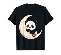 Panda Addormentato sulla Luna - Design Animale Maglietta