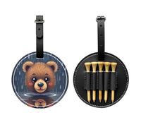 Panda Avatar - Borsa portaoggetti per tee da golf, multifunzione, per uomini, materiale durevole in poliuretano