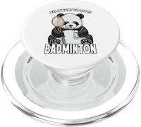 Panda Badminton Tutto quello che voglio fare è un simpatico e simpatico giocatore di orsi PopSockets PopGrip per MagSafe