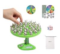 Panda Balance Tree, gioco interattivo da 6,69 pollici, materiale ABS, giocattolo per le abilità motorie per due giocatori, divertimento strategico per bambini in età prescolare, aula, compleanno