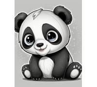 Panda Bear Cartoon Sketchbook