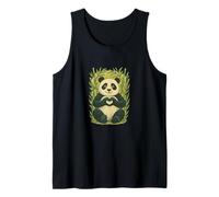Panda Bear Che Fa a Forma di Cuore Carino Animale Amore Design Canotta