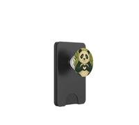 Panda Bear che fa a forma di cuore carino animale amore design PopSockets PopWallet per MagSafe
