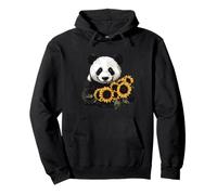 Panda Bear con Girasoli, Panda Bear Felpa con Cappuccio