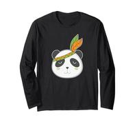 Panda Bear con Piume Maglia a Manica