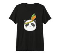 Panda Bear con Piume Maglietta Premium