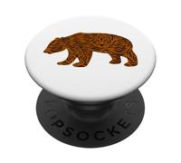Panda Bear E Tigre Face PopSockets PopGrip Adesivo