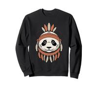 Panda Bear Indian Tribal Art Nativo Americano Felpa