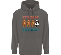 Panda Bear LGBT It's Okay To Be Different Uomo Felpa