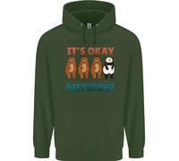 Panda Bear LGBT It's Okay To Be Different Uomo Felpa