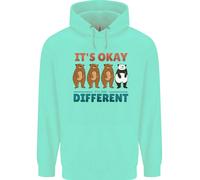 Panda Bear LGBT It's Okay To Be Different Uomo Felpa