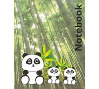 Panda Bear Notebook: Wide Rule