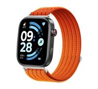 Panda Bobo Cinturino in nylon intrecciato compatibile con Xiaomi Redmi Watch 6/5/4 e Xiaomi 8 Pro/9 Pro/10 Pro, cinturino regolabile, One Size Fits All, Nylon Acciaio inossidabile, Non pietra preziosa