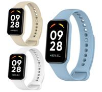 Panda Bobo Cinturino per orologio Xiaomi Smart Band 8 Active/Redmi Band 2, cinturino di ricambio in silicone sportivo per Xiaomi Mi Band 8 Active/Redmi Band 2, Misura unica, Silicone, Nessuna pietra