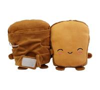 Panda Bread Heated Mittens - USB Fingerless Gloves, Half Wearable Warm Mittens for Women Kids | Fingerless Design for Work or Play, Winter Outdoor Comfort, Cute Animal stylee, Office Home Travel, Hand