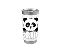 Panda Bruh Funny Zoo Animal Lover per uomini, donne e bambini Bicchiere termico in acciaio inox doppia parete