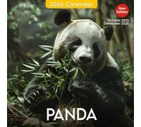 Panda Calendar 2026: A Year of Adorable and Endangered Pandas in the Wild | Kalender Calendario Calendrier