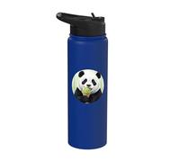 PANDA CARINO E DOLCE MANGIA UN GELATO AL BAMBÙ Stainless Steel Insulated Water Bottle