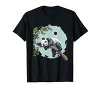 Panda che dorme natura sonno panda orso che dorme Maglietta