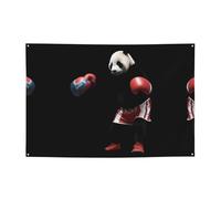 Panda che pratica Kung Fu Stampa banner festivi e fondali appesi - decora facilmente la scena della tua festa