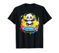 Panda che salta sul trampolino Fun Times Maglietta