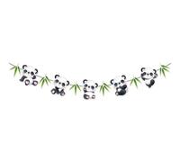Panda Compleanni Decorazione,Banner Happy Birthday Panda,Feste a Tema Panda,Decorazioni per Feste di Panda,per Bambini Ragazzi Festa di Compleanno a Tema Baby Shower (02)