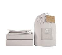 Panda Completo letto in 100% bambù, Bambù, Pure White, matrimoniale UK