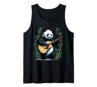 Panda con Chitarra in Una Foresta di bambù Canotta